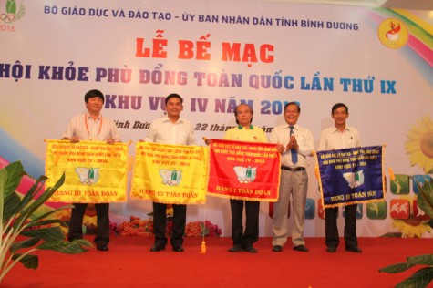 Bế mạc Hội Khỏe Phù Đổng toàn quốc khu vực IV năm 2016: Bình Dương xếp nhì toàn đoàn chung cuộc