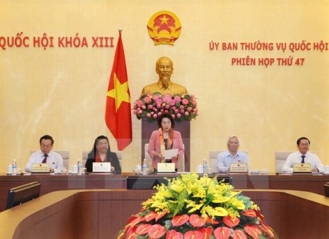 Khai mạc phiên họp thứ 47 Ủy ban Thường vụ Quốc hội khóa XIII