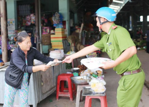 Công an huyện Bàu Bàng: Triển khai nhiều biện pháp gìn giữ an ninh trật tự ngày bầu cử