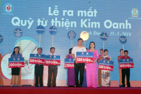 Quỹ từ thiện Kim Oanh: San sẻ yêu thương