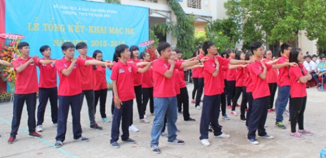 Nhiều trường tổng kết năm học 2015-2016