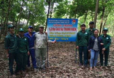 Tuổi trẻ Công ty TNHH MTV Cao su Dầu Tiếng: Thực hiện “Công trình thanh niên công nhân”