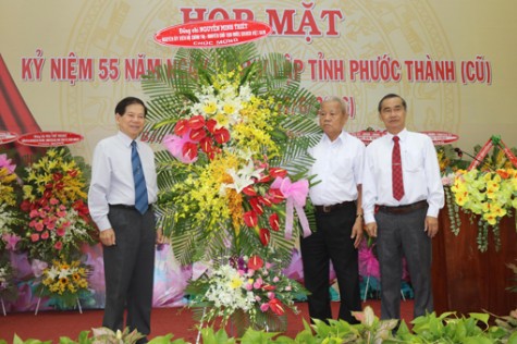 Họp mặt kỷ niệm 55 năm ngày thành lập tỉnh Phước Thành