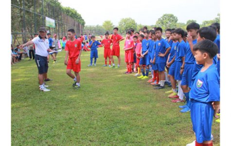 Công ty Cổ phần đào tạo bóng đá trẻ Becamex Bình Dương tuyển sinh: Nhiều gương mặt nhỏ ấn tượng