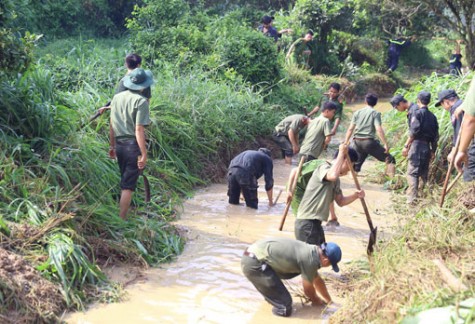 Đoàn Thanh niên Công an tỉnh: Ra quân chiến dịch “Hành quân xanh"