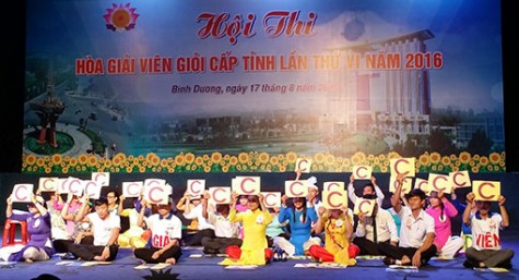 Hội thi hòa giải viên giỏi lần VI năm 2016: Sôi nổi và ấn tượng