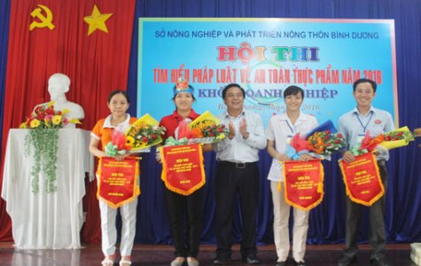 Hội thi Tìm hiểu pháp luật về an toàn thực phẩm lần I-2016: Nâng cao nhận thức về an toàn thực phẩm