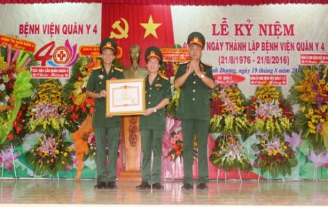 Bệnh viện  Quân y 4 - Quân đoàn 4: Kỷ niệm 40 năm Ngày thành lập