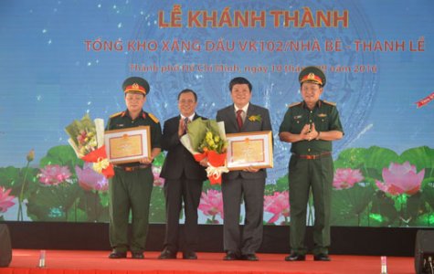 Khánh thành tổng kho xăng dầu VK102 Nhà Bè