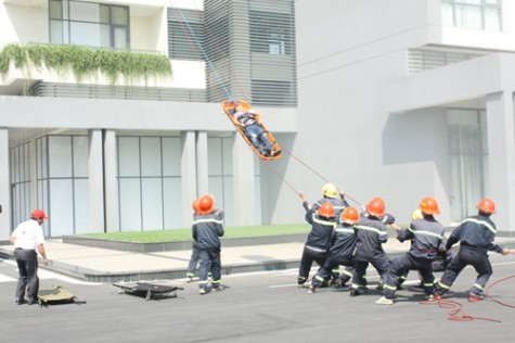 Rèn luyện tác phong và bản lĩnh của người lính cứu hỏa