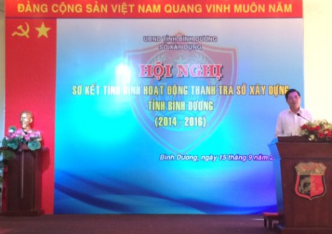 Sơ kết tình hình hoạt động thanh tra Sở xây dựng