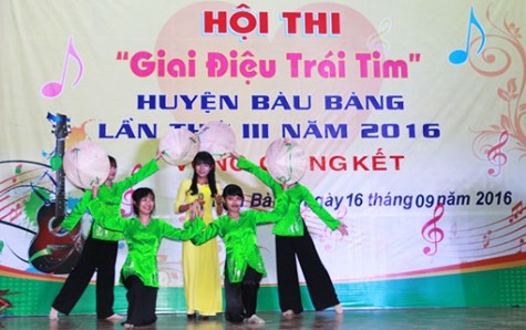 Hội thi Giai điệu trái tim huyện Bàu Bàng: Sân chơi hấp dẫn và bổ ích