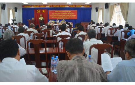 Đảng bộ Khối các cơ quan tỉnh: Sơ kết công tác xây dựng Đảng và triển khai phương hướng nhiệm vụ quý IV năm 2016