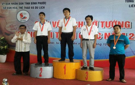 Giải Vô địch Cờ tướng đồng đội toàn quốc năm 2016: Vận động viên Bình Dương xuất sắc đoạt 12 huy chương các loại