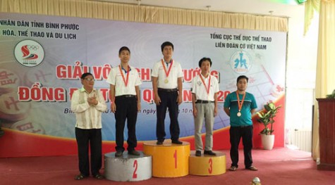 Giải cờ tướng vô địch đồng đội toàn quốc 2016: Bình Dương thâu tóm toàn bộ HCV của nam