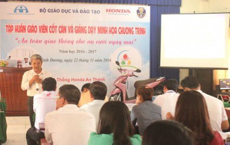 Sở Giáo dục và Đào tạo: Tập huấn giảng dạy minh họa chương trình “An toàn giao thông cho nụ cười ngày mai”