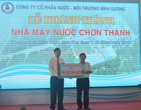 Khánh thành Nhà máy cấp nước Chơn Thành - Bình Phước