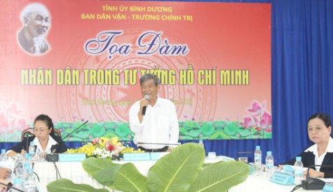 Tọa đàm “Nhân dân trong tư tưởng Hồ Chí Minh”