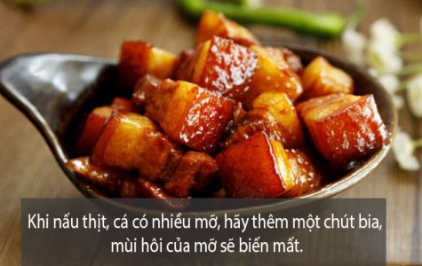 Mẹo nhỏ khi sử dụng bia trong nấu ăn