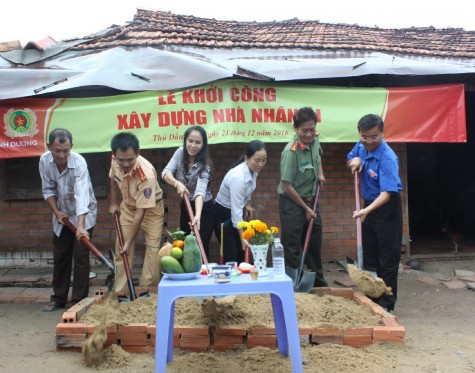 Hội Doanh nhân trẻ tỉnh: Khởi công xây dựng Nhà nhân ái