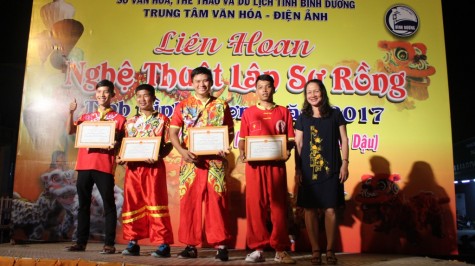 Bế mạc Liên hoan nghệ thuật Lân Sư Rồng Bình Dương năm 2017