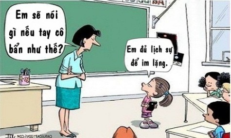 Cô giáo "đứng hình" trước lời đáp trả của học trò