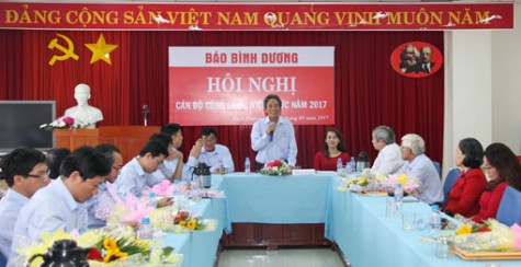 Báo Bình Dương tổ chức Hội nghị cán bộ, công chức, viên chức năm 2017