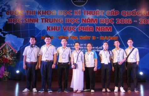 Cuộc thi khoa học kỹ thuật cấp quốc gia khu vực phía Nam: Bình Dương đoạt 5 giải thưởng