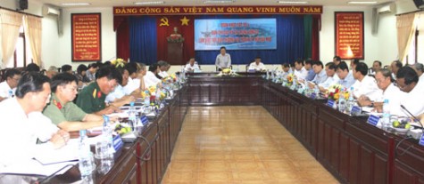 Đoàn Khảo sát Trung ương làm việc tại TP.Thủ Dầu Một