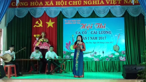 Hội thi "Ngọt ngào làn điệu quê hương" phường Phú Thọ