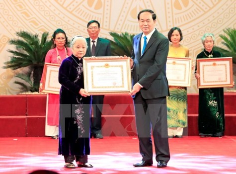 Trao tặng giải thưởng Hồ Chí Minh về văn học, nghệ thuật