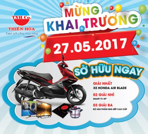 Khai trương Thiên Hòa Bình Triệu và Bình Tân