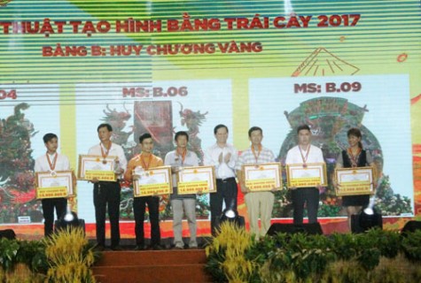 Lễ hội trái cây Nam bộ 2017: 5 nghệ nhân Bình Dương đoạt giải cao