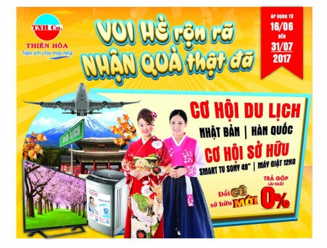 Điện máy Thiên Hòa: Vui hè rộn rã – nhận quà thật đã