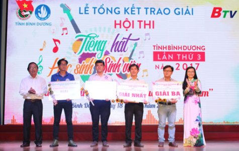 Hội thi Tiếng hát học sinh - sinh viên Bình Dương lần 3 - năm 2017: Trường Trung cấp Mỹ thuật - Văn hóa Bình Dương đoạt giải nhất