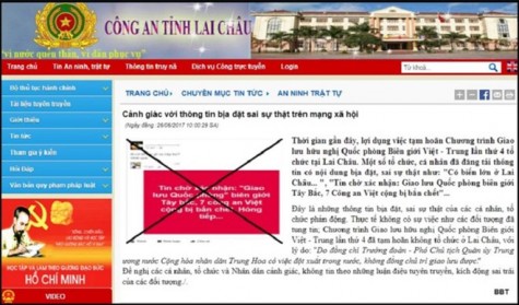 Thông tin 7 công an bị bắn chết khi truy bắt tội phạm là bịa đặt