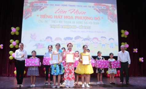 Liên hoan Tiếng hát hoa phượng đỏ TX.Thuận An năm 2017: Phường An Thạnh đoạt giải nhất