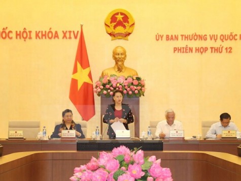 Khai mạc Phiên họp thứ 12 của Ủy ban Thường vụ Quốc hội khóa XIV