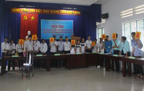 Hội thi tìm hiểu pháp luật về an toàn thực phẩm  lần II năm 2017