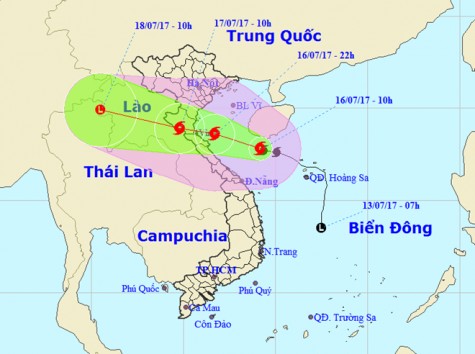 Đêm nay, ven biển từ Quảng Ninh đến Hà Tĩnh có mưa to, gió lớn