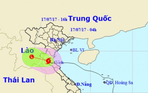 Thông tin mới nhất về cơn bão số 2 trên vùng núi Nghệ An - Hà Tĩnh