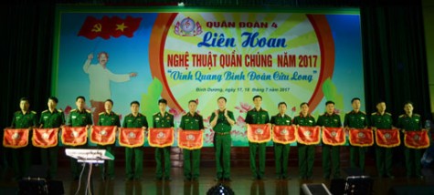 Quân đoàn 4: Tổ chức Liên hoan Nghệ thuật quần chúng năm 2017