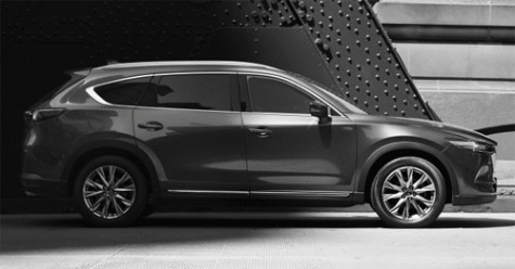 Mazda CX-8 lần đầu lộ thiết kế ngoại thất