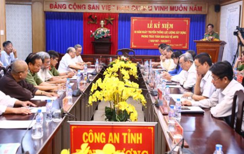 Kỷ niệm 50 năm Ngày Truyền thống lực lượng xây dựng phong trào Toàn dân bảo vệ an ninh Tổ quốc