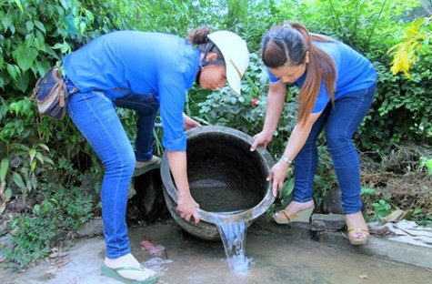 Tuổi trẻ TX.Bến Cát: Ra quân phòng chống dịch bệnh sốt xuất huyết