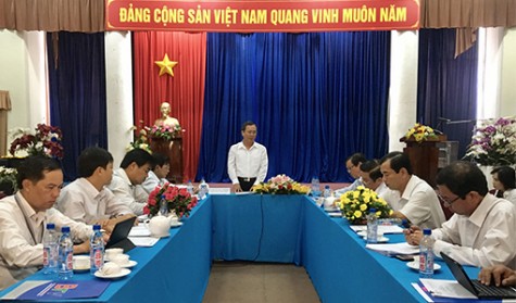 Lãnh đạo tỉnh làm việc với Đài Phát thanh - Truyền hình Bình Dương