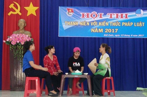 Xã đoàn Đất Cuốc, huyện Bắc Tân Uyên: Tổ chức hội thi “Thanh niên với kiến thức pháp luật”