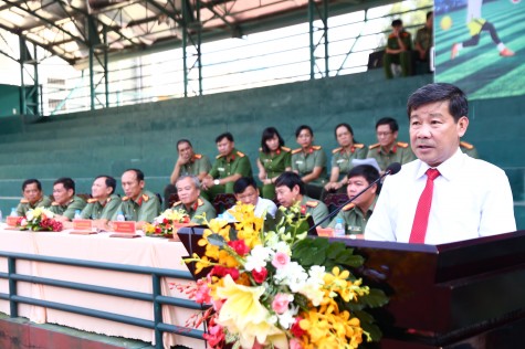 Hội thao giao lưu văn nghệ - thể dục, thể thao giữa công an các tỉnh trong cụm thi đua số 8: Sôi nổi, đoàn kết