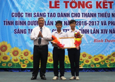 Cuộc thi sáng tạo dành cho thanh niên, nhi đồng tỉnh Bình Dương lần thứ XIII: 36 sản phẩm được trao giải