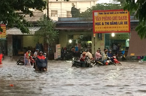 Cần có giải pháp để chống ngập úng tại điểm giáp ranh